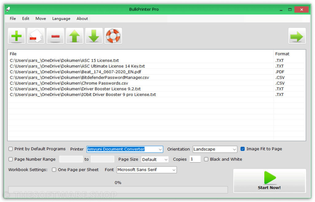 BulkPrint Pro Added Files