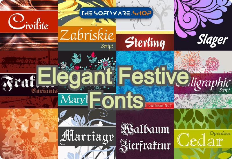 SoftMaker Elegant Festive Fonts Review Download giveaway