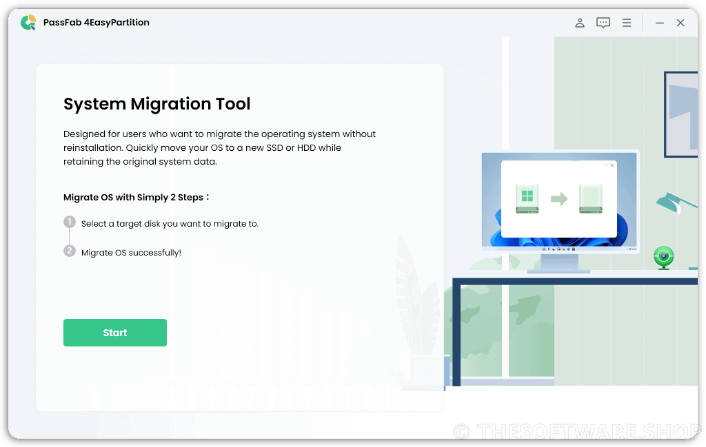 PassFab 4EasyPartition - Main interface