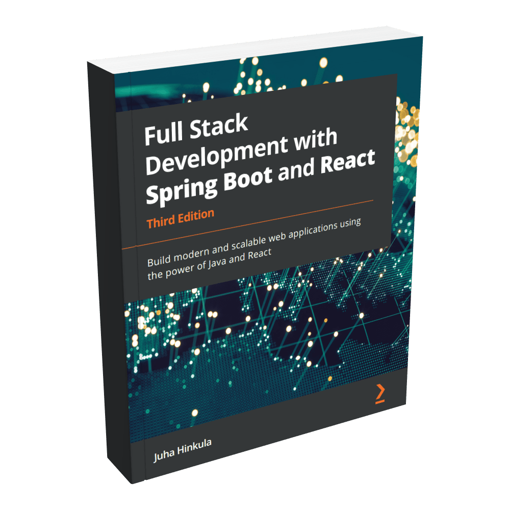 Full Stack Development with Spring Boot and React - Third Edition w_pacb170