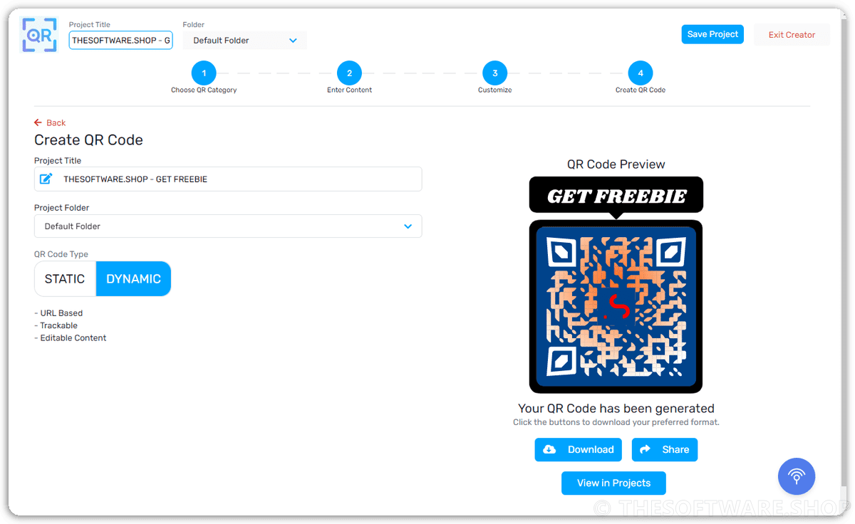 QRVersion Create QR Code