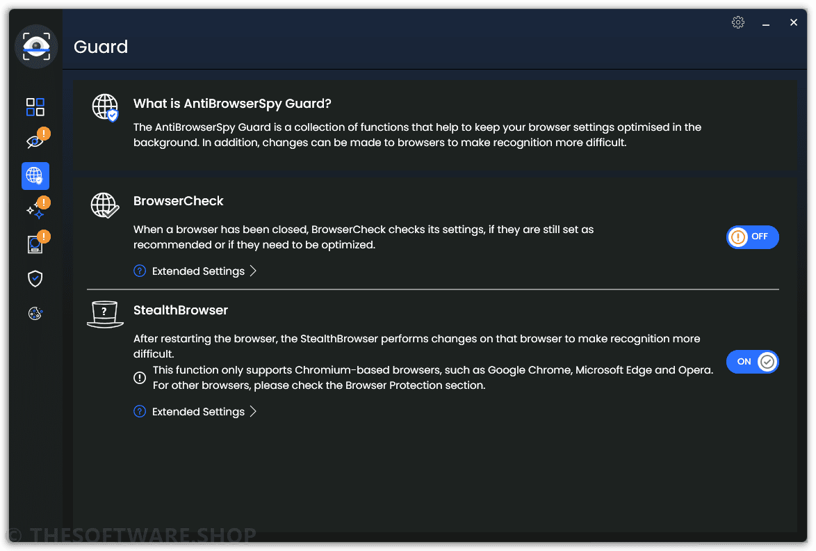 Abelssoft AntiBrowserSpy Guard