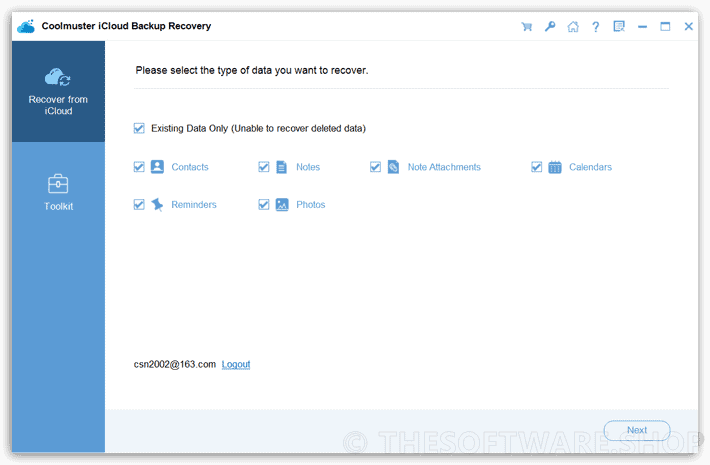 Coolmuster iCloud Backup Recovery Data