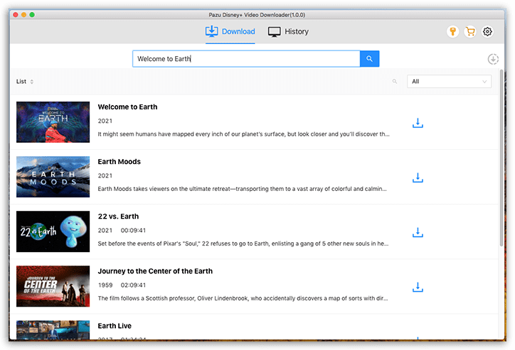 Pazu Disney+ Video Downloader Screenshot