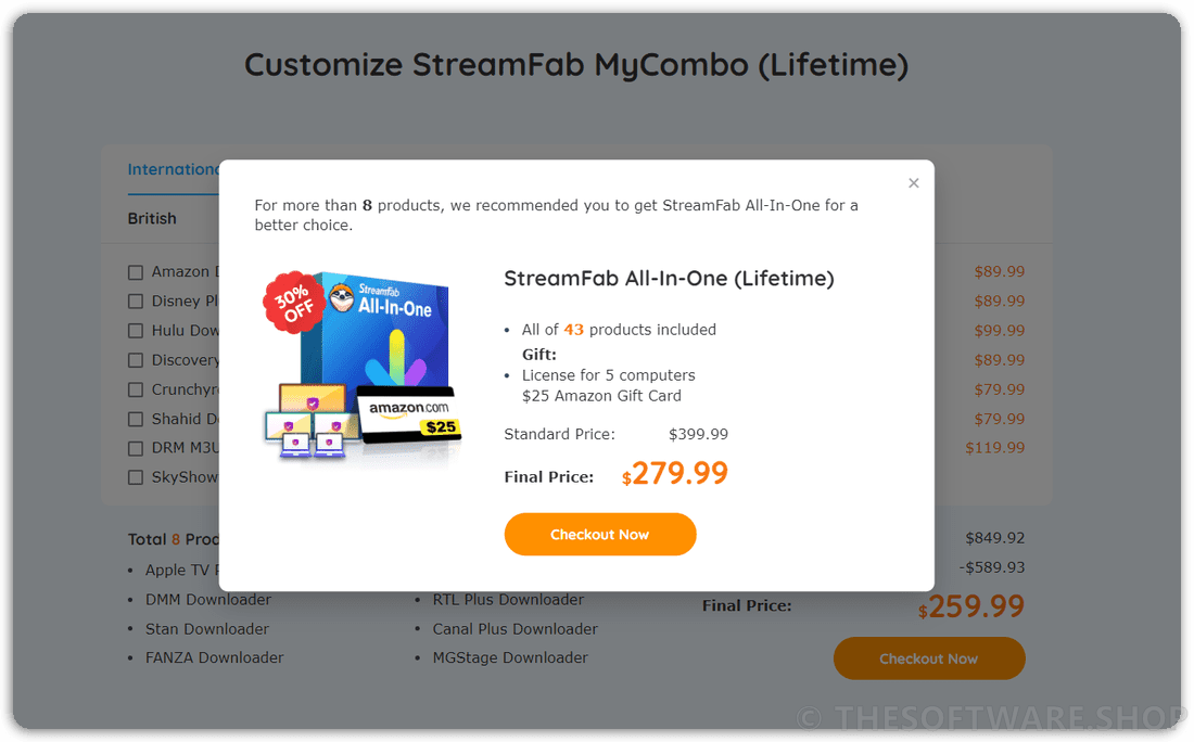 StreamFab MyCombo All-in-one Recommendation