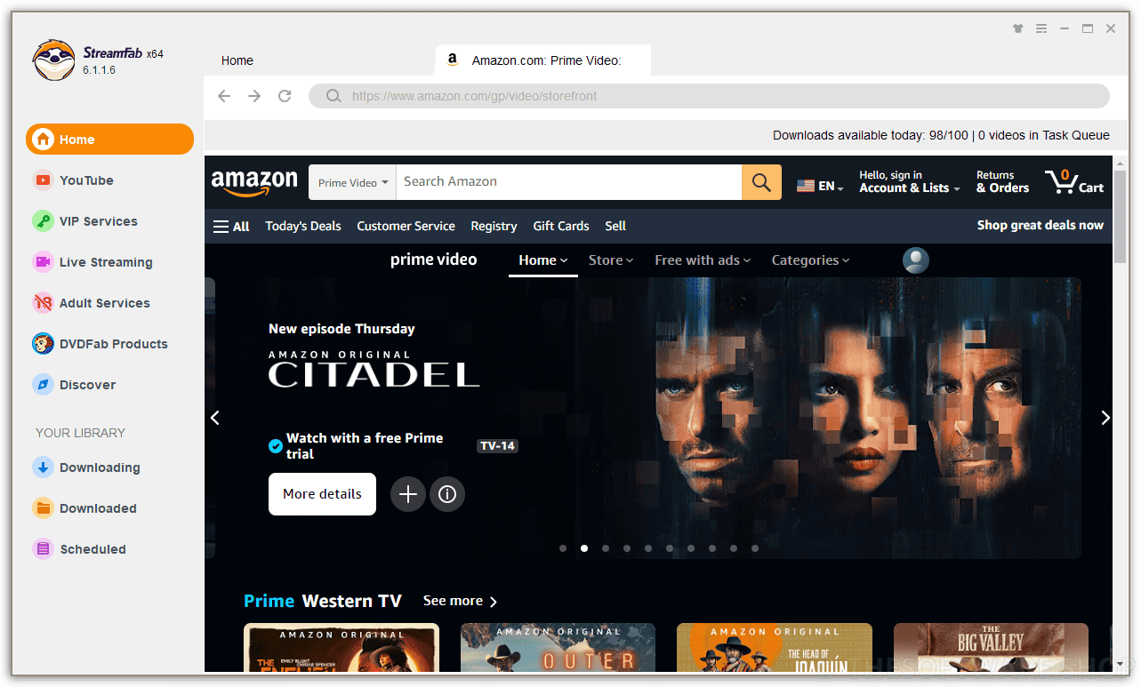 StreamFab Amazon Downloader Prime Video