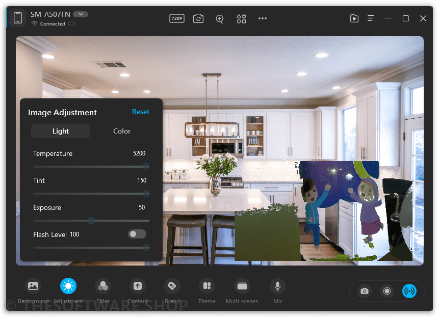 FineShare FineCam Pro Image Adjustment