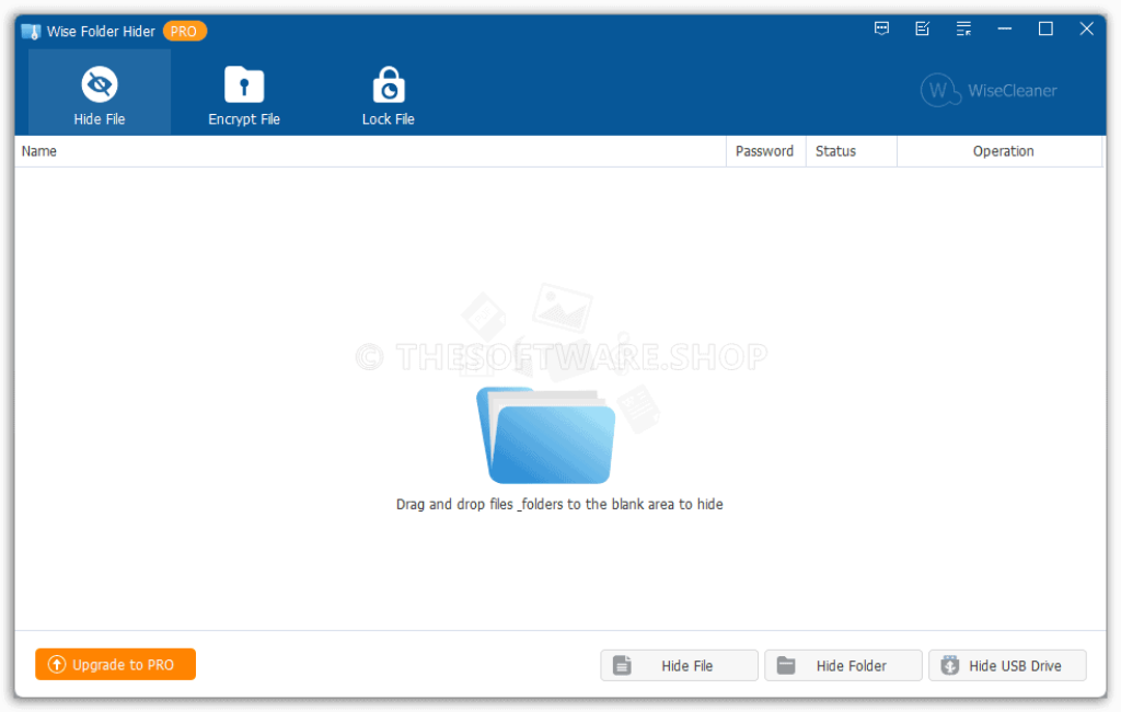 Wise Folder Hider PRO 5 - Screenshot