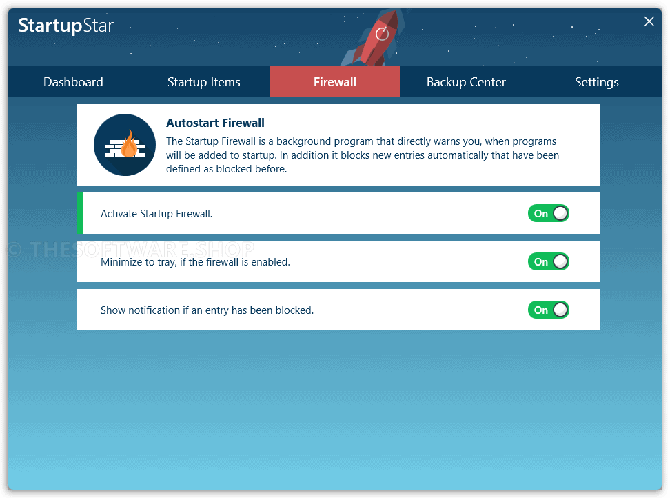 Abelssoft StartupStar Firewall