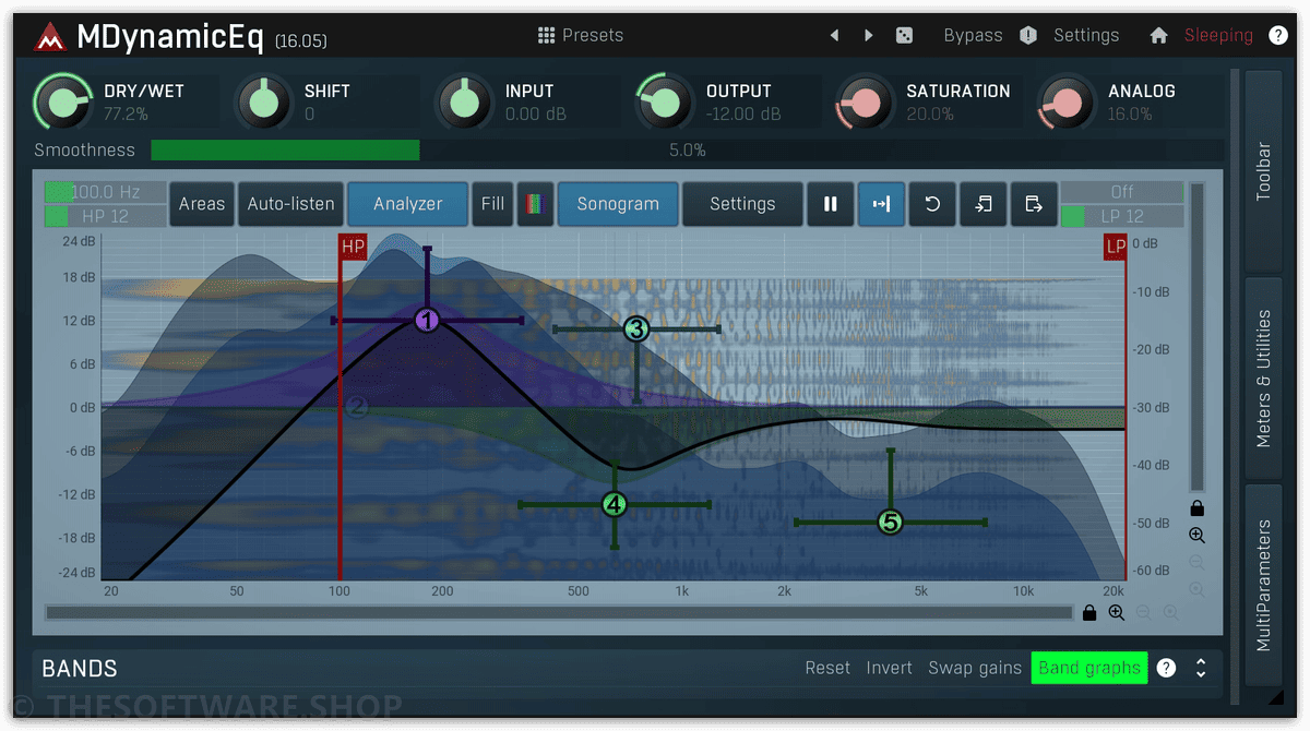 Melda Production MDynamicEq Screenshot