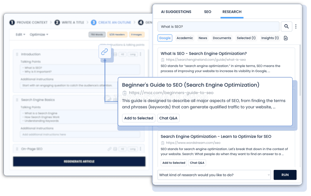 Shopia AI Article Writer