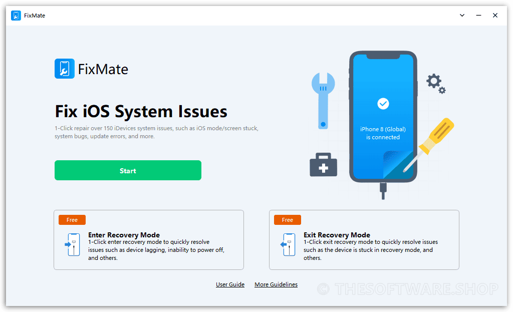 AimerLab FixMate Screenshot Main Interface