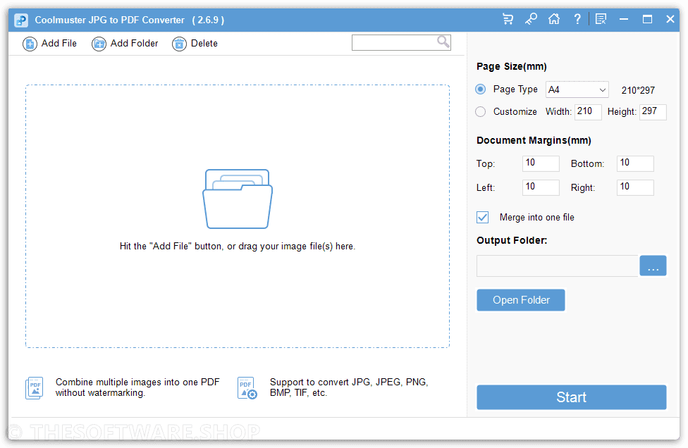 Coolmuster JPG to PDF Converter Screenshot