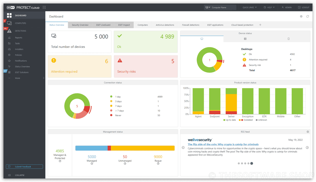 ESET PROTECT Advanced - Console