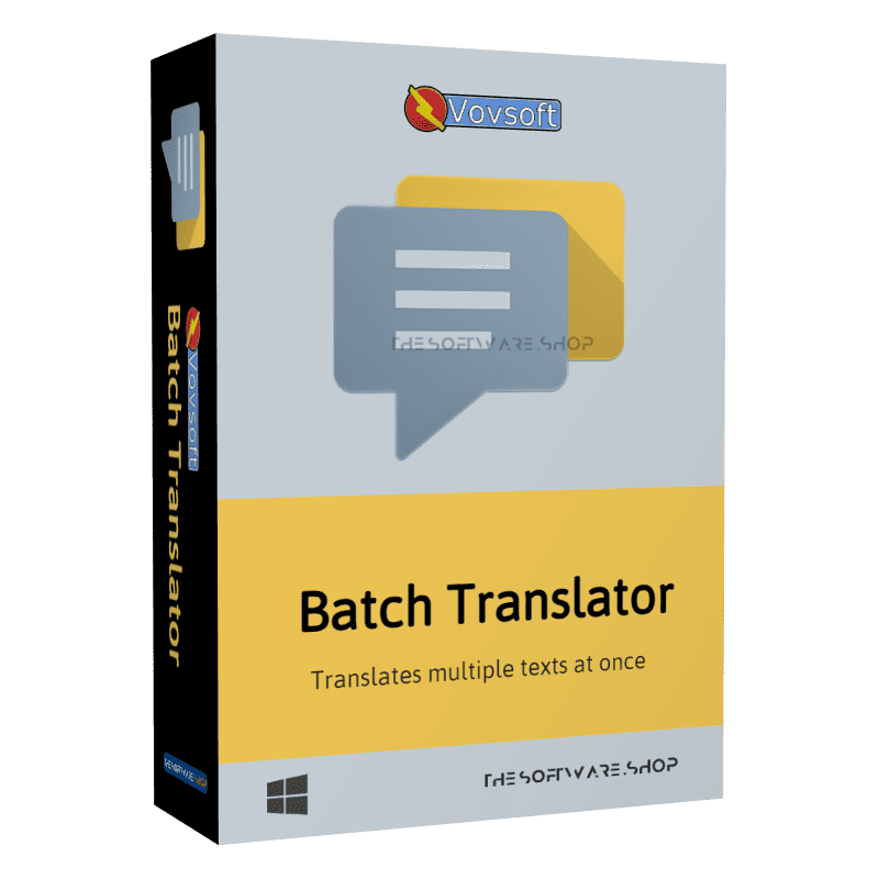 VOVSOFT Batch Translator review download discount coupon code