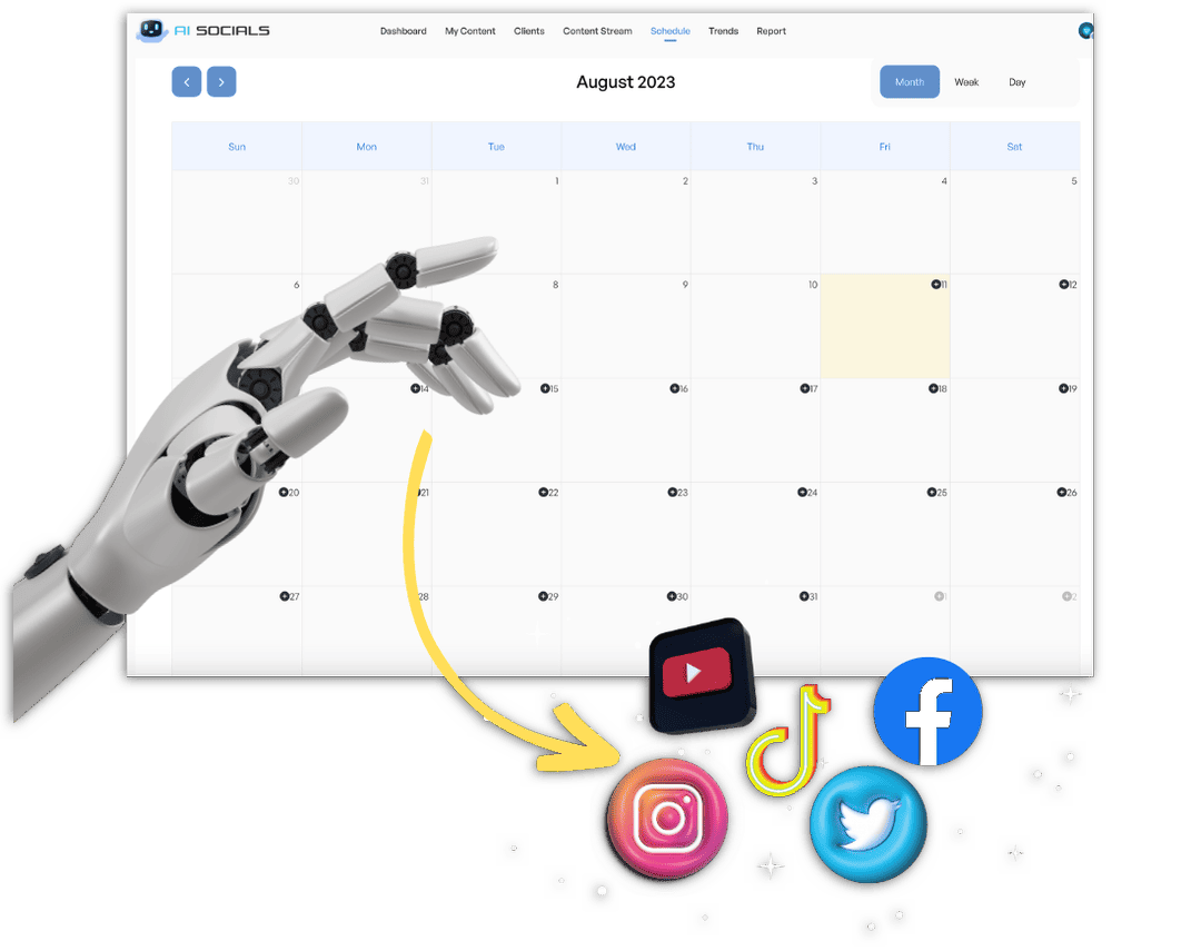 AISocials Scheduling