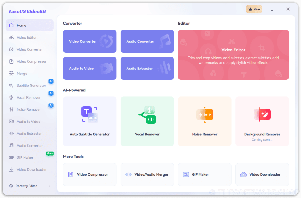 EaseUS VideoKit Pro Home