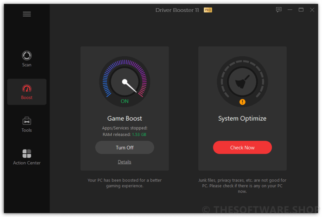 IObit Driver Booster 11 Pro Screenshot - Boost