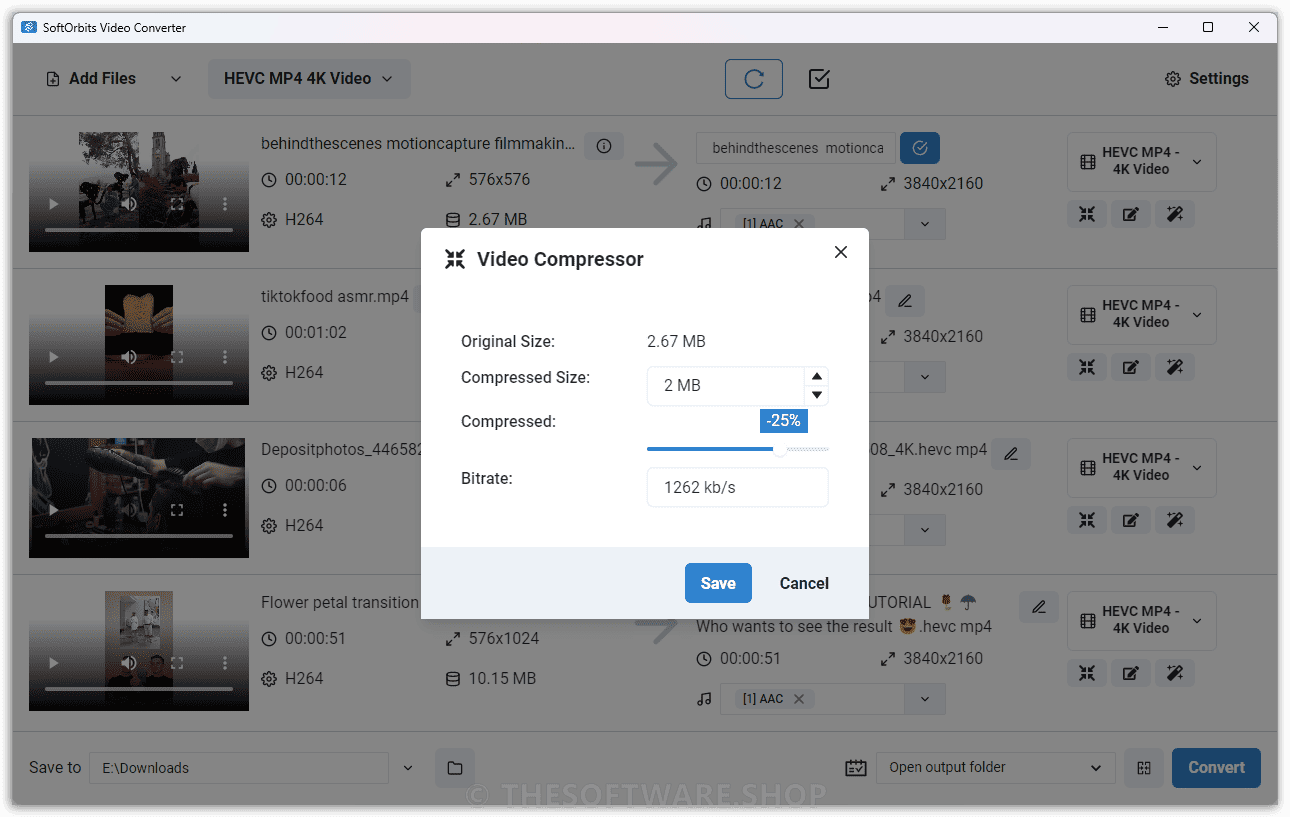 SoftOrbits Video Converter Video Compressor