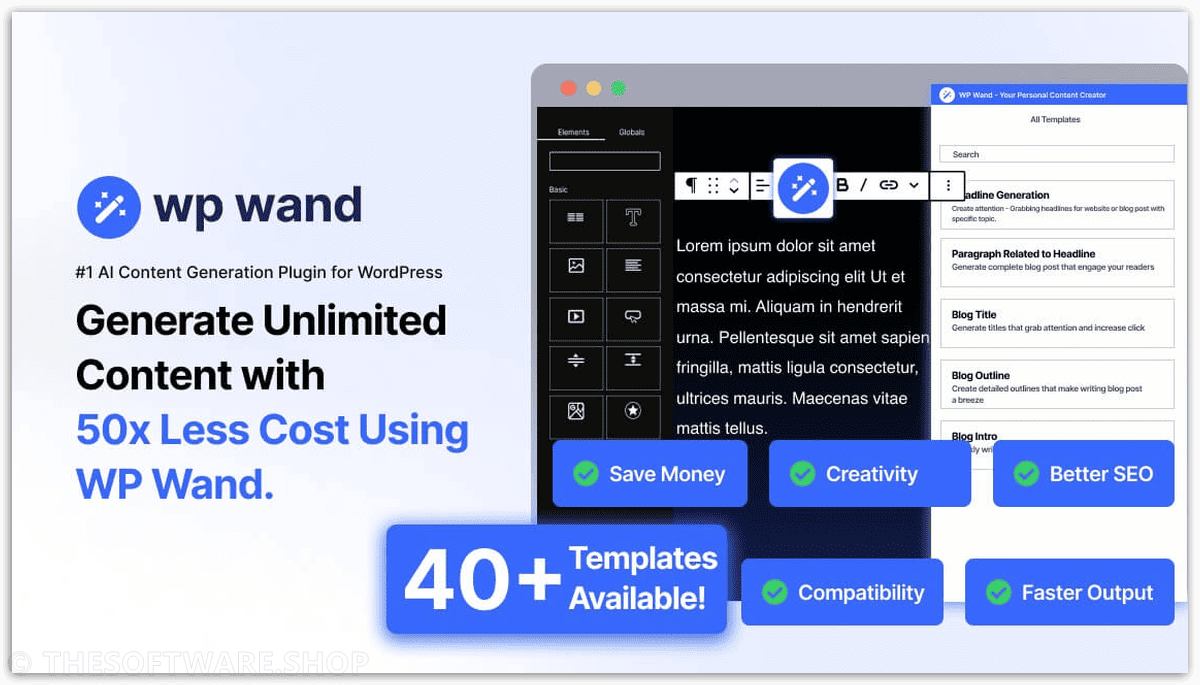 WP Wand Pro AI Content Generation WordPress Plugin