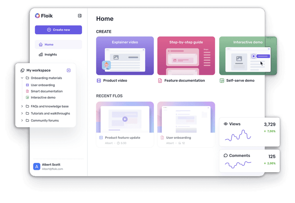 Floik Product Interface