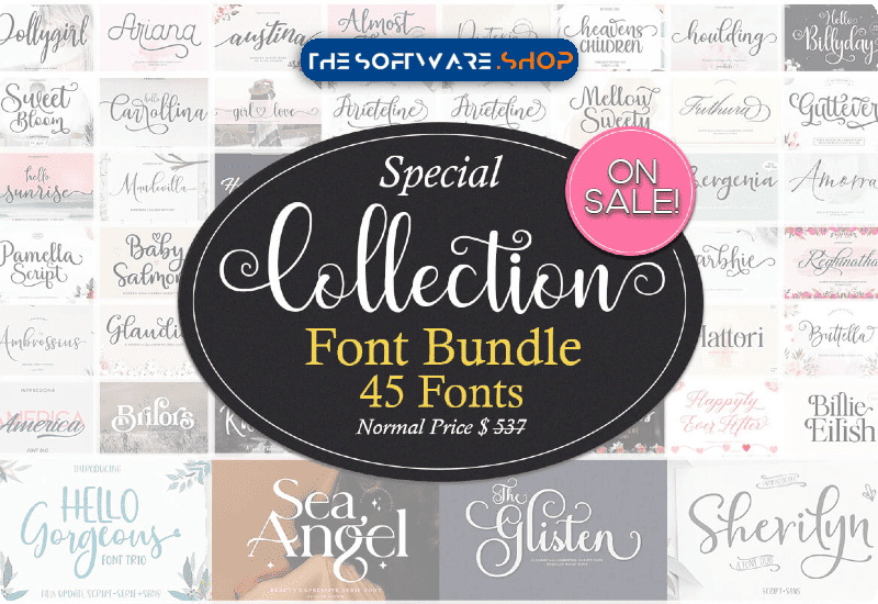 Special Collection Font Bundle Review Download Discount Sale