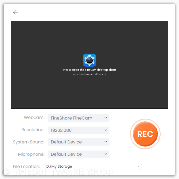 DiReec Screen Recorder Pro WebCam