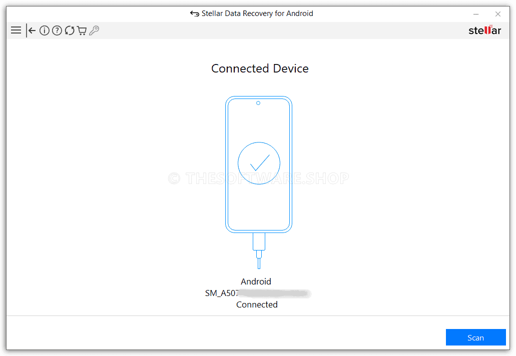Stellar Data Recovery for Android Connected