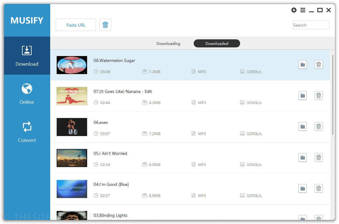 Musify Music Downloader - Downloaded