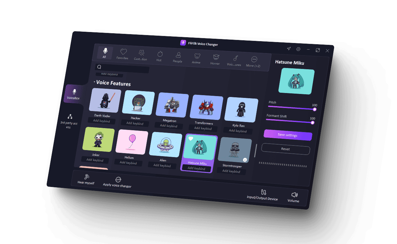 FliFlik Voice Changer Screenshot
