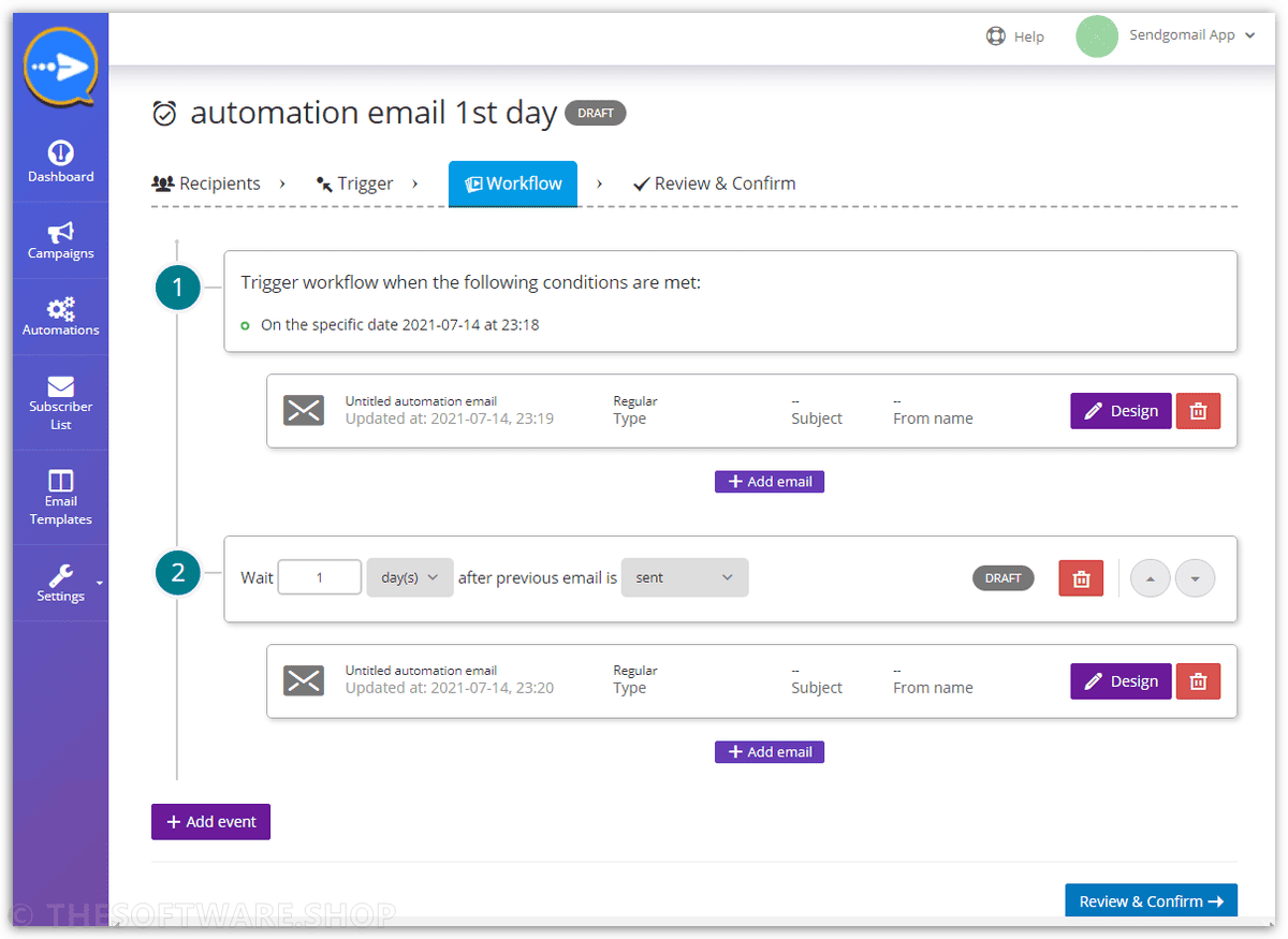 Sendgomail Automation
