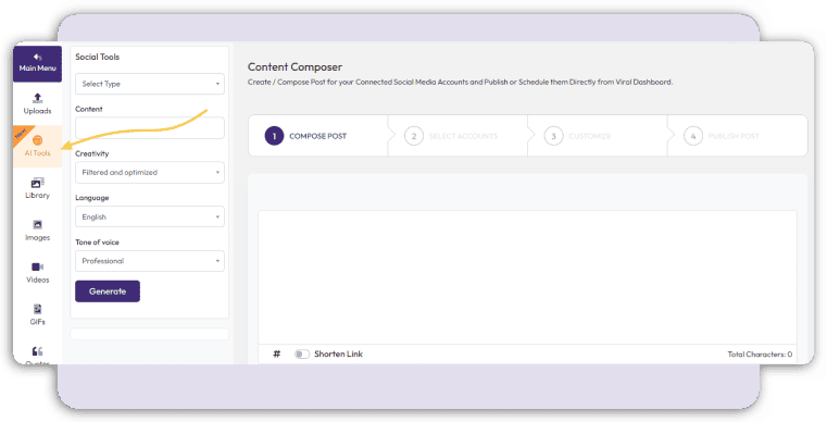 ViralDashboard AI - AITools