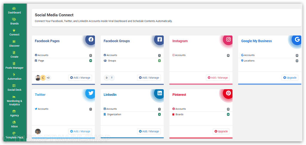 ViralDashboard AI - Social media COnnect