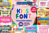 Kids Font Collection Bundle Discount Sale Download