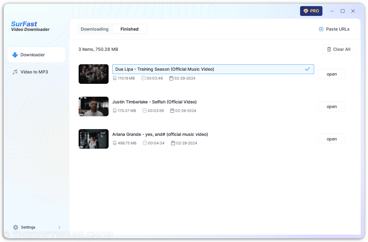 Surfast Video Downloader Pro Finished