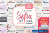 The Aesthetic Sofia Font Bundle Discount Sale Download