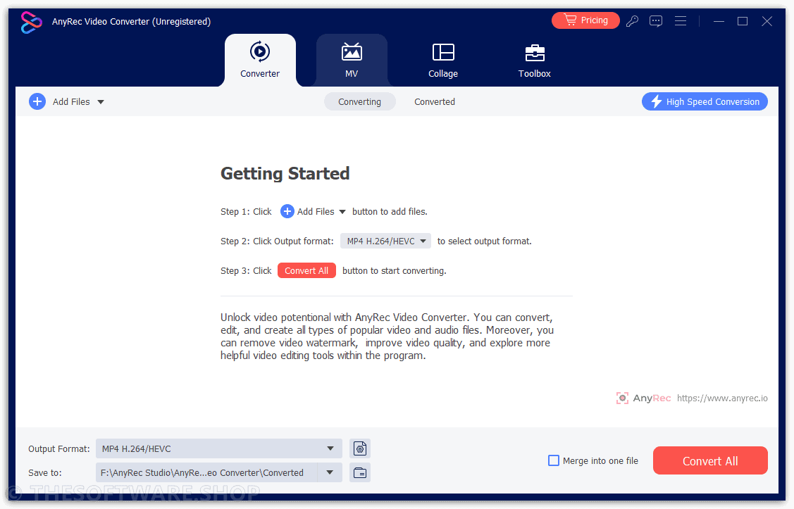 AnyRec Video Converter Screenshot