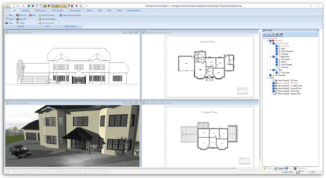 Ashampoo Home Design 10 - All Views