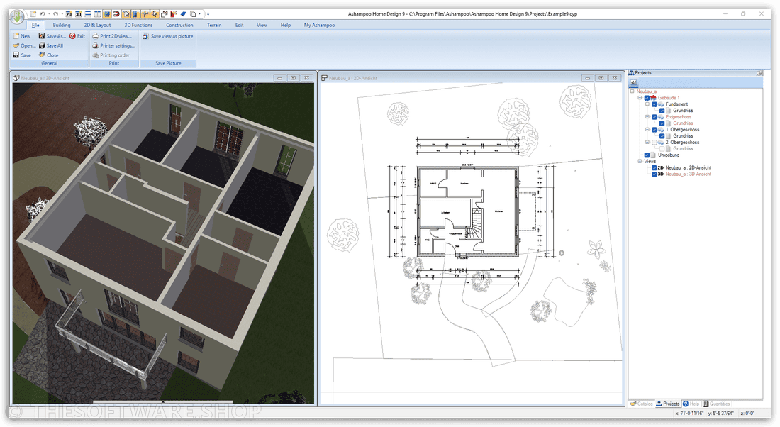 Ashampoo Home Design 10 - Two Floors