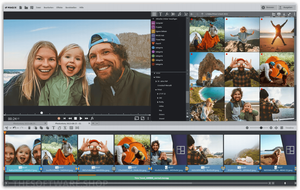 MAGIX Photostory Deluxe 2024 Screenshot