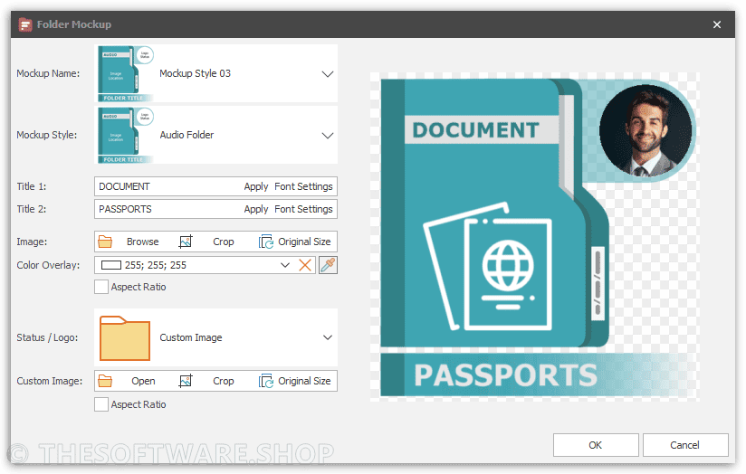 MG Folder Icon PRO Folder Mockup