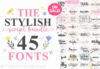 The Stylish Script Font Bundle Sale Download
