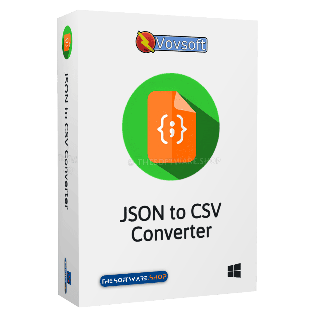 Vovsoft JSON to CSV Converter Review Download boxshot
