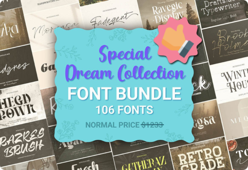 Special Dream Font Bundle Download Sale