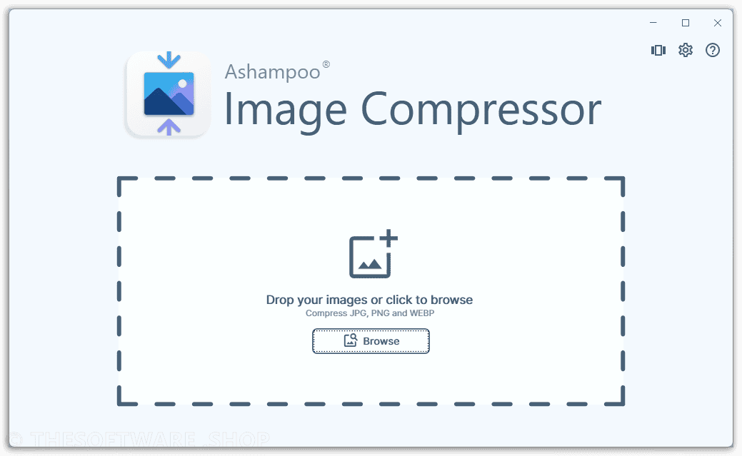 Ashampoo Image Compressor Interface Screenshot