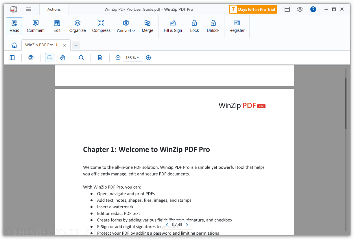 WinZip PDF Pro Screenshot - Read