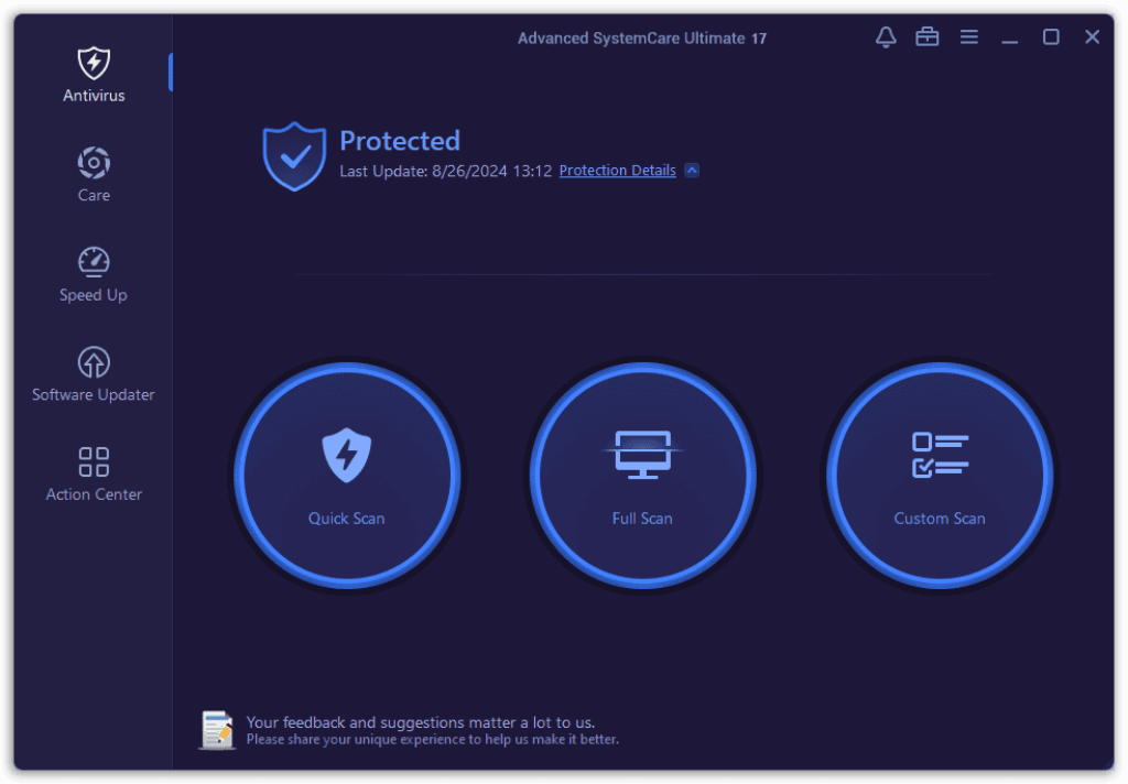 IObit Advanced Systemcare Ultimate 17 Screenshot - Antivirus