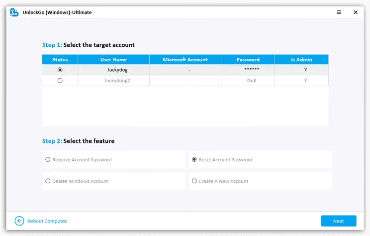 Reset Password