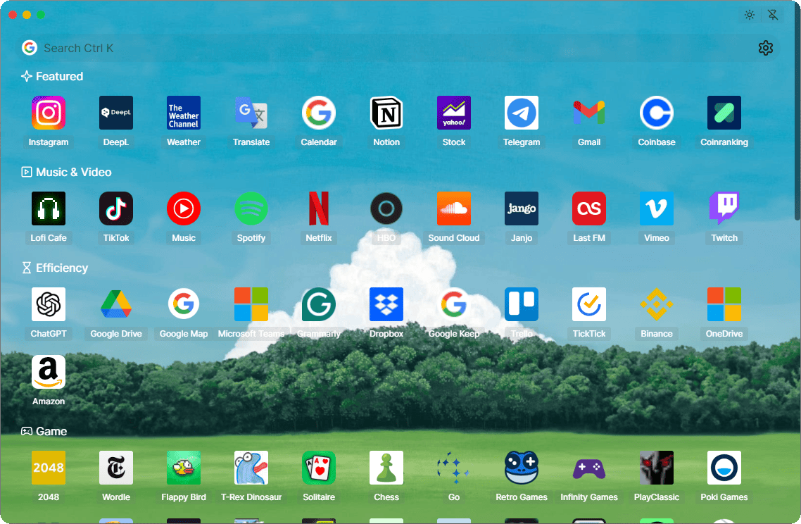 Floweb Screenshot