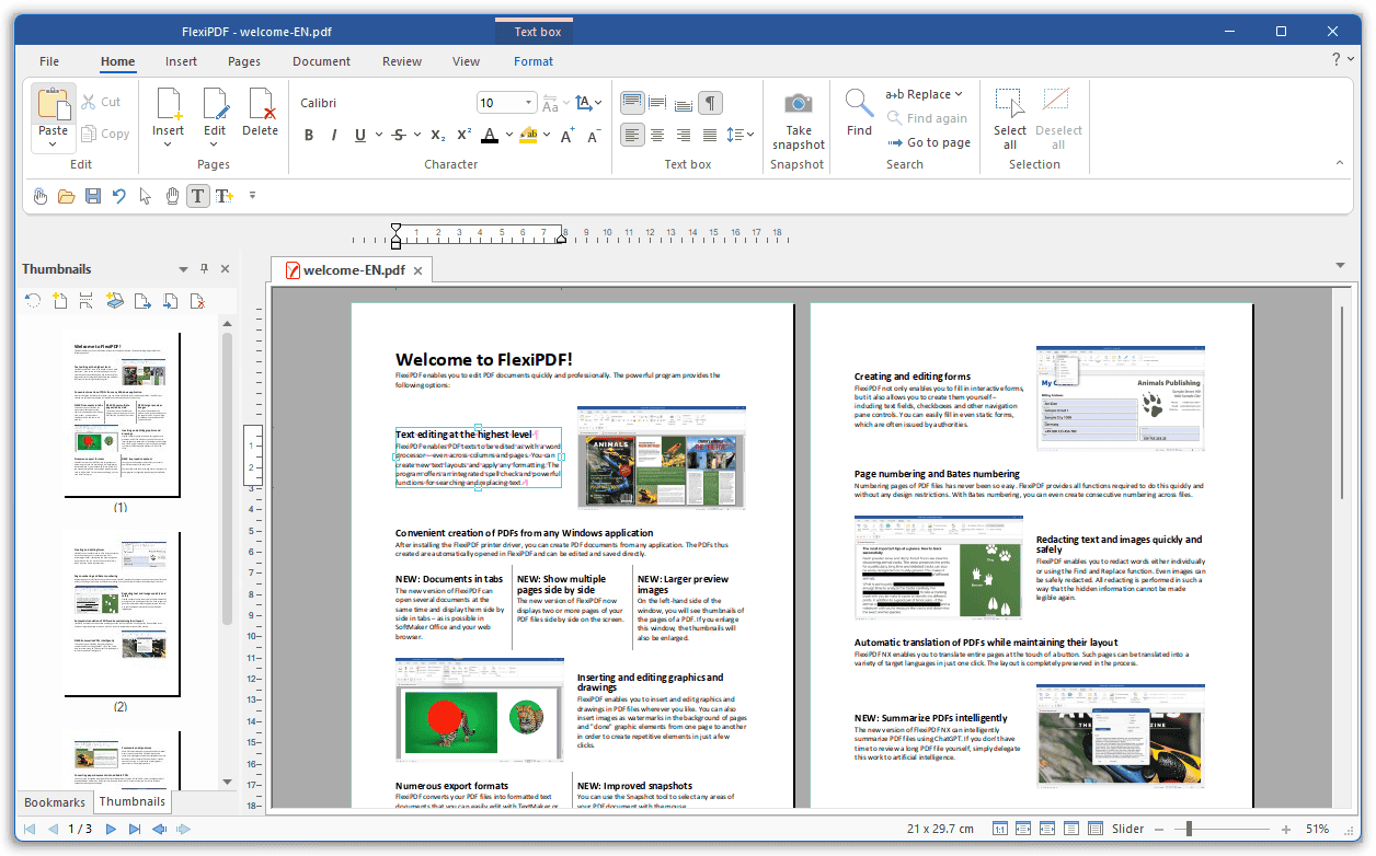 SoftMaker FlexiPDF 2025 Screenshot